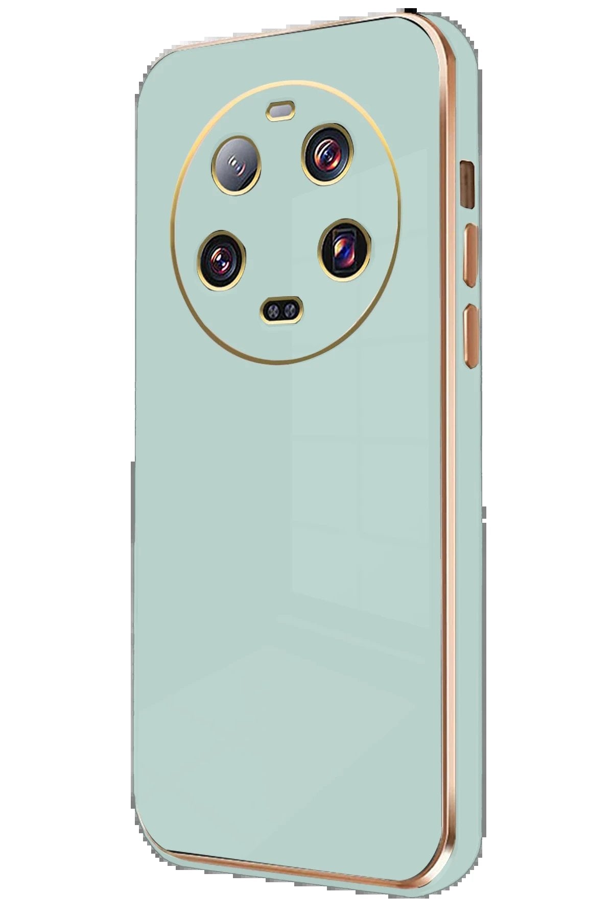 Xiaomi Mi 14 Ultra Kılıf Volet Silikon - Açık Yeşil-(5796)