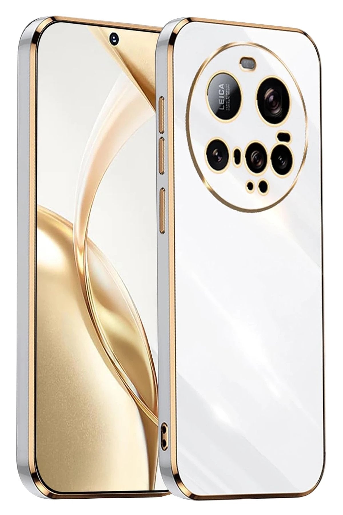 Xiaomi Mi 15 Ultra Kılıf Volet Silikon - Beyaz-(5796)