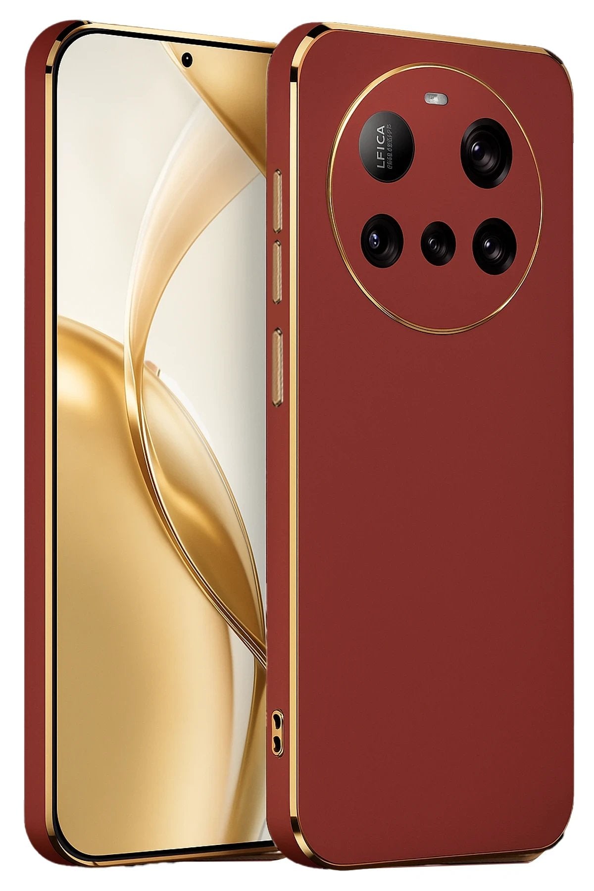 Xiaomi Mi 15 Ultra Kılıf Volet Silikon - Kırmızı-(5796)