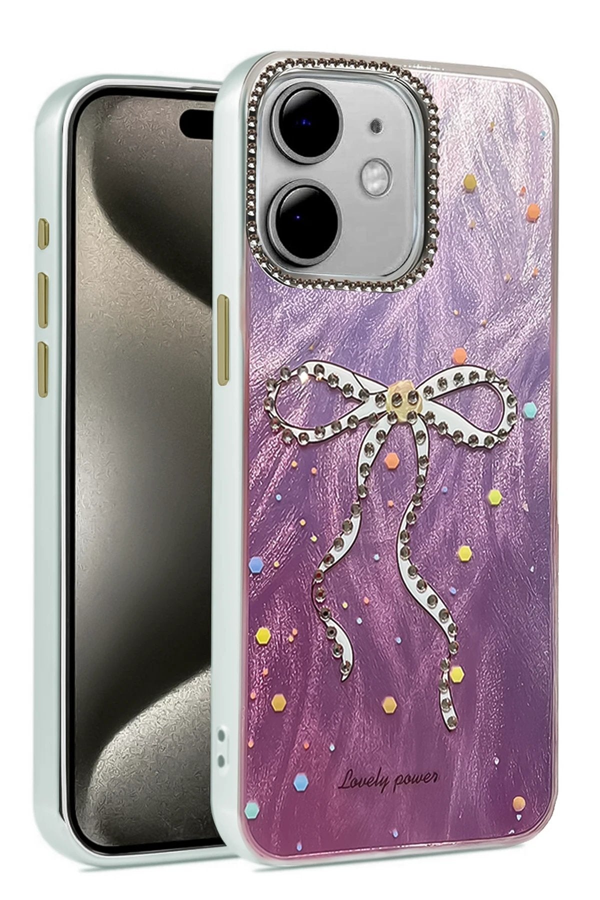 iPhone 11 Kılıf Blade Aynalı Desenli Kapak - Desen 1-(5796)