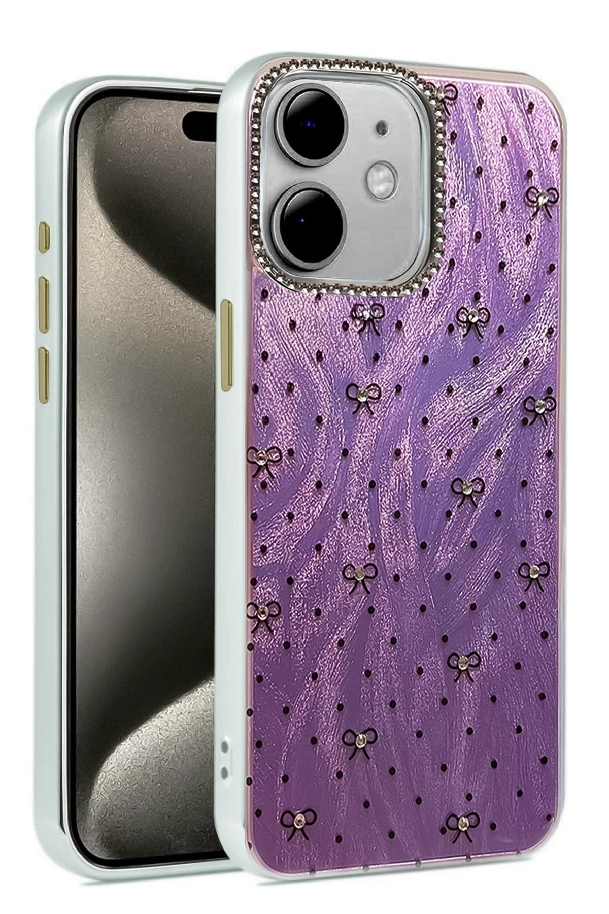 iPhone 11 Kılıf Blade Aynalı Desenli Kapak - Desen 2-(5796)