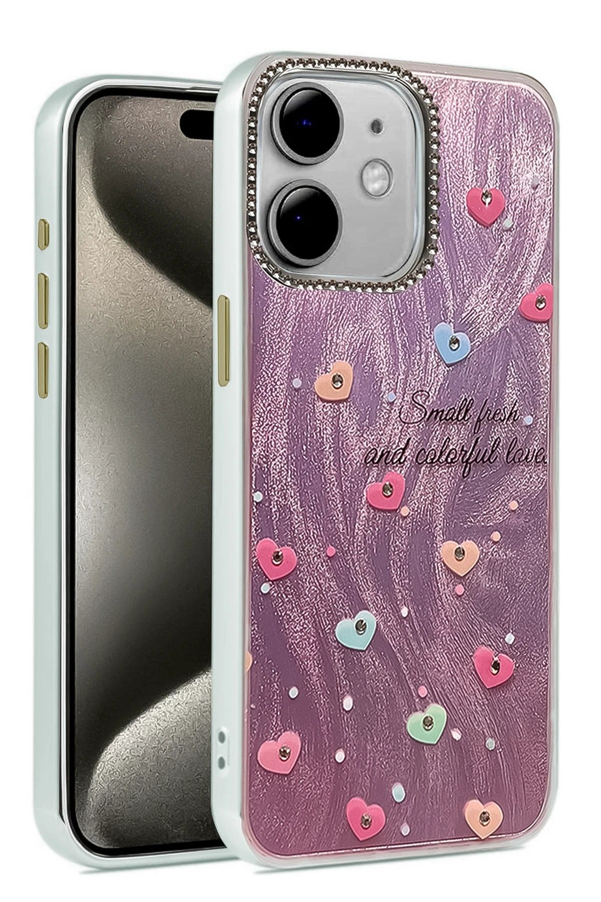 iPhone 11 Kılıf Blade Aynalı Desenli Kapak - Desen 8-(5796)