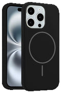 iPhone 14 Pro Max Kılıf Jully Magsafe Kapak - Siyah-(5796)