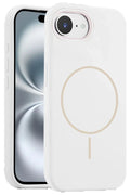iPhone 16E Kılıf Jully Magsafe Kapak - Beyaz-(5796)