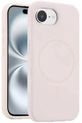 iPhone 16E Kılıf Jully Magsafe Kapak - Pembe-(5796)