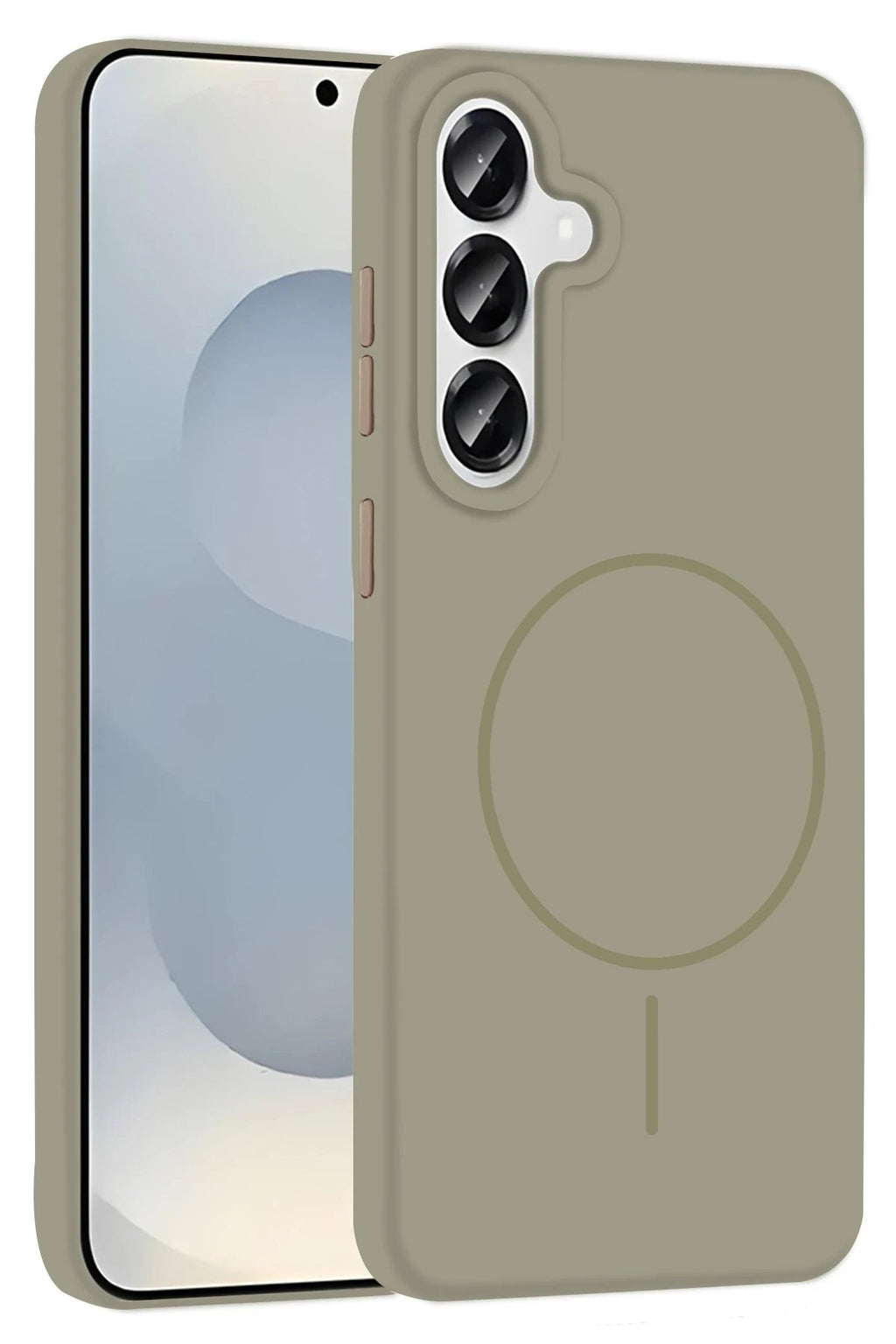 Samsung Galaxy S23 FE Kılıf Jully Magsafe Kapak - Çöl Titanyum-(5796)