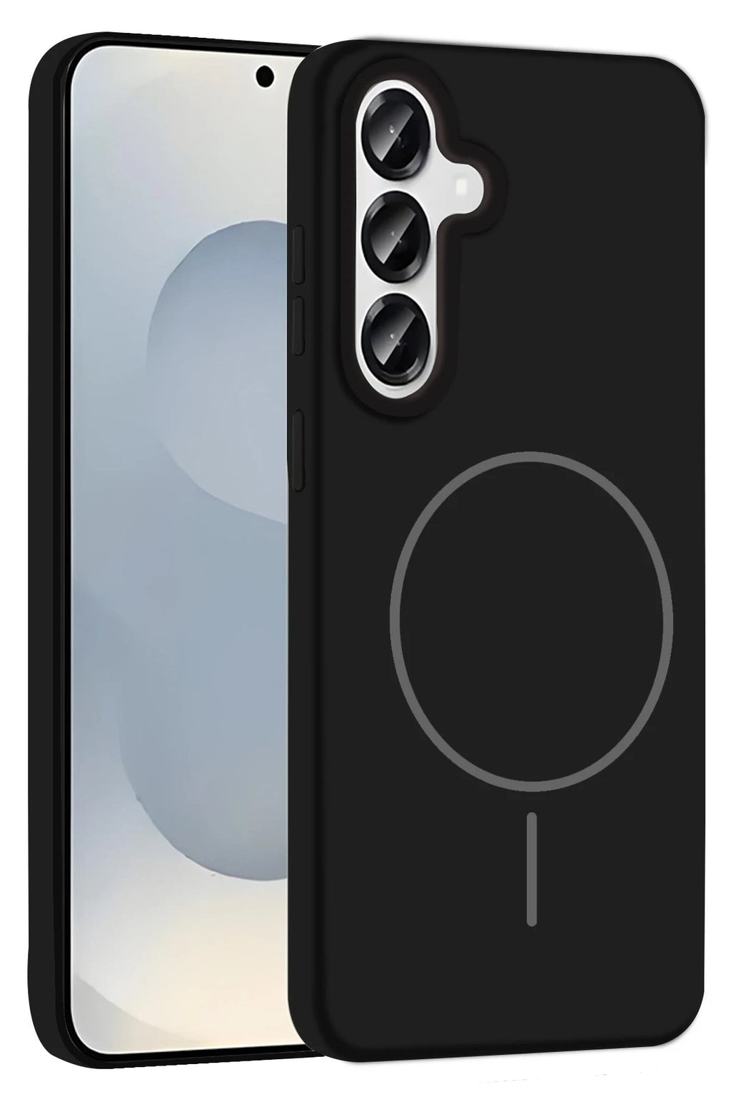 Samsung Galaxy S23 FE Kılıf Jully Magsafe Kapak - Siyah-(5796)