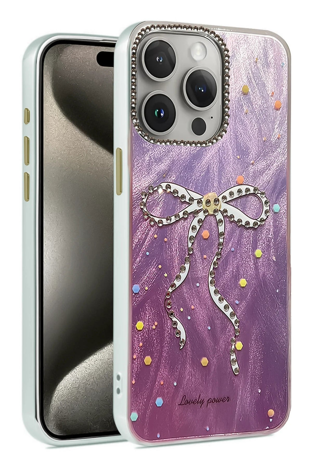 iPhone 14 Pro Kılıf Blade Aynalı Desenli Kapak - Desen 1-(5796)