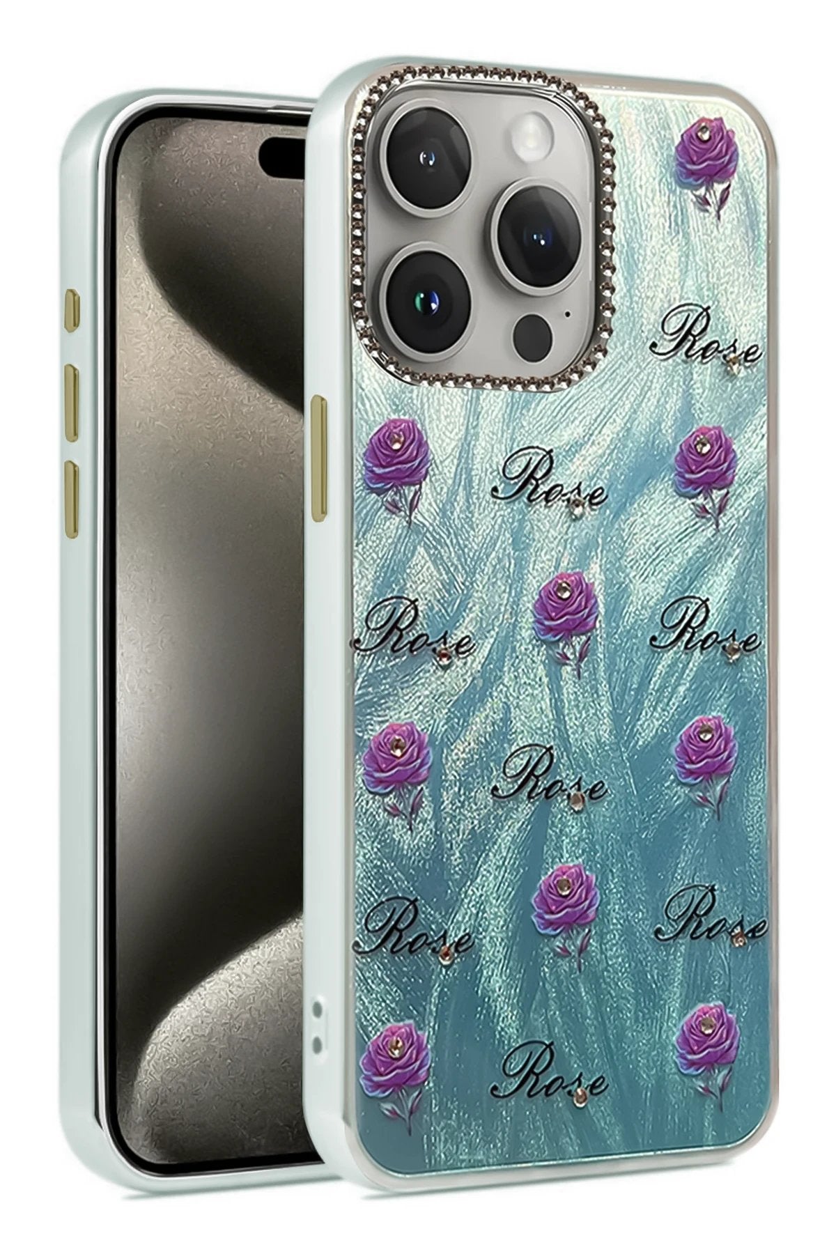 iPhone 14 Pro Kılıf Blade Aynalı Desenli Kapak - Desen 9-(5796)