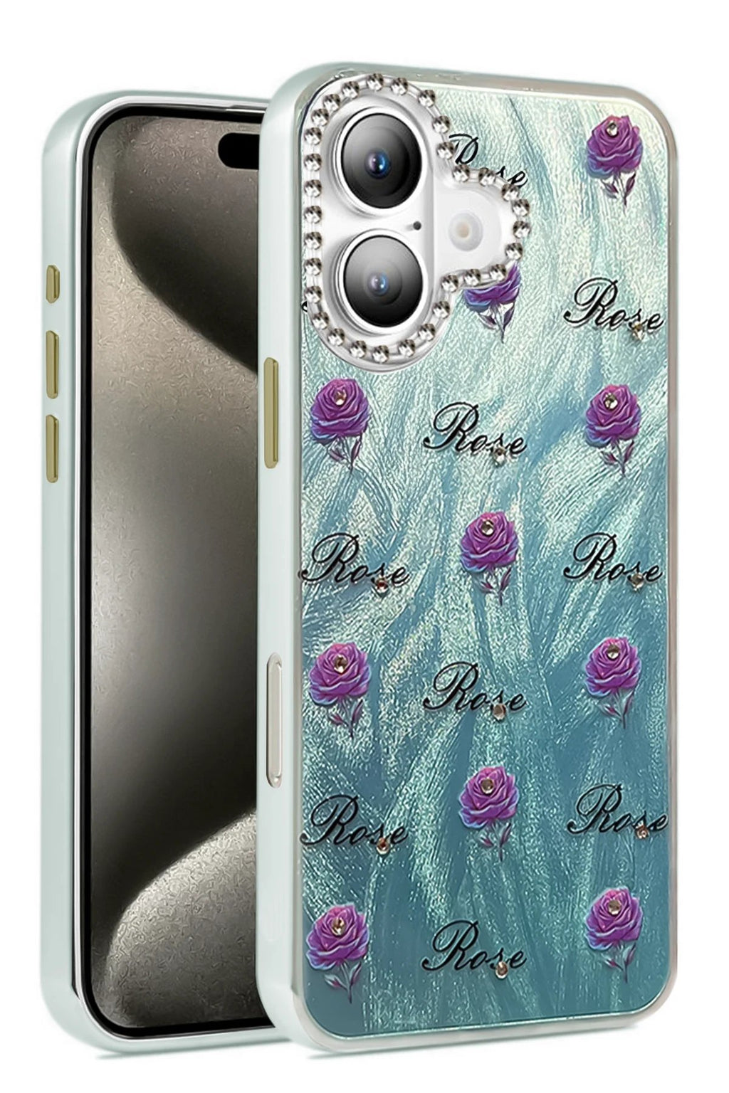 iPhone 16 Plus Kılıf Blade Aynalı Desenli Kapak - Desen 9-(5796)