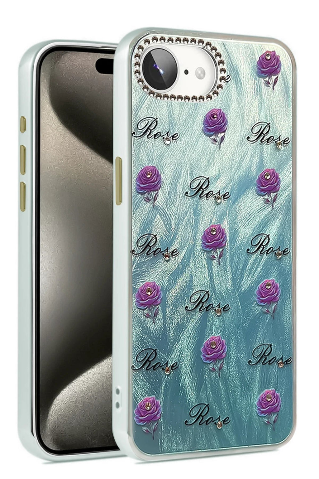 iPhone 16E Kılıf Blade Aynalı Desenli Kapak - Desen 9-(5796)