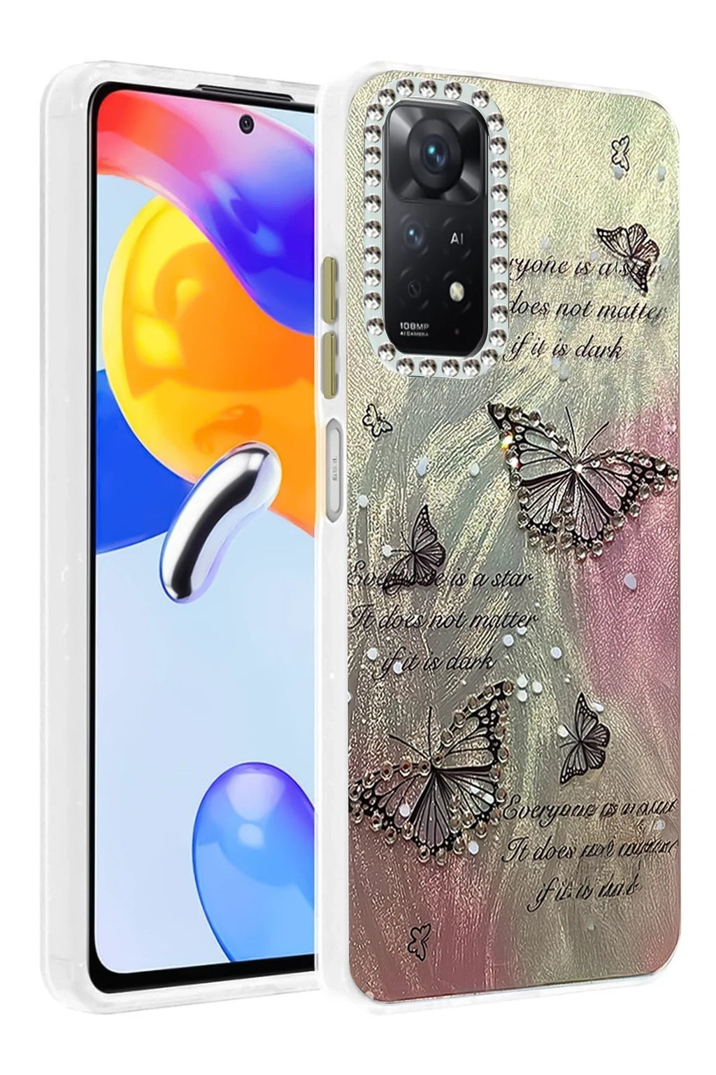 Xiaomi Redmi Note 12 Pro 4G Kılıf Blade Aynalı Desenli Kapak - Desen 6-(5796)