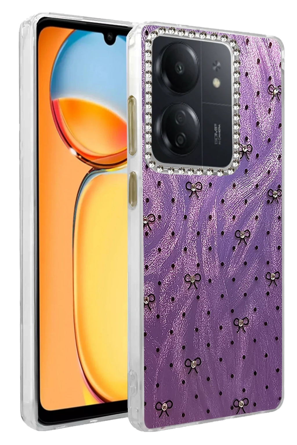 Xiaomi Redmi 13C Kılıf Blade Aynalı Desenli Kapak - Desen 2-(5796)