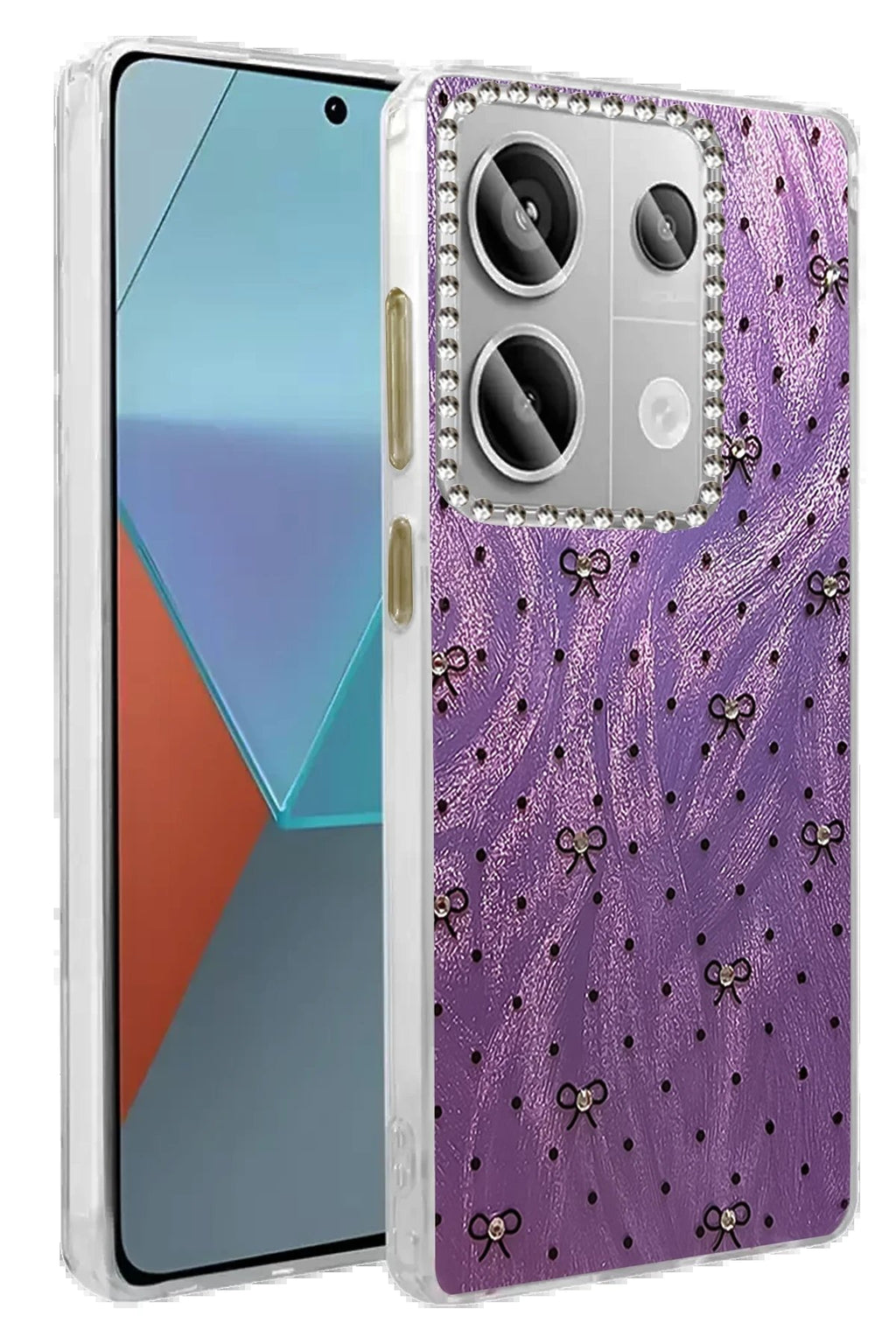 Xiaomi Redmi Note 13 Pro 4G Kılıf Blade Aynalı Desenli Kapak - Desen 2-(5796)