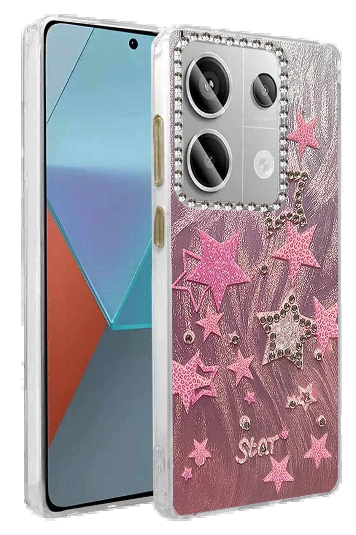 Xiaomi Redmi Note 13 Pro 4G Kılıf Blade Aynalı Desenli Kapak - Desen 7-(5796)