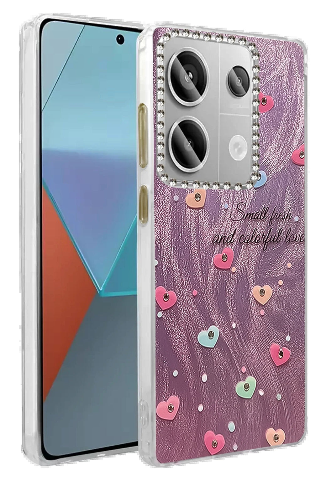 Xiaomi Redmi Note 13 Pro 4G Kılıf Blade Aynalı Desenli Kapak - Desen 8-(5796)