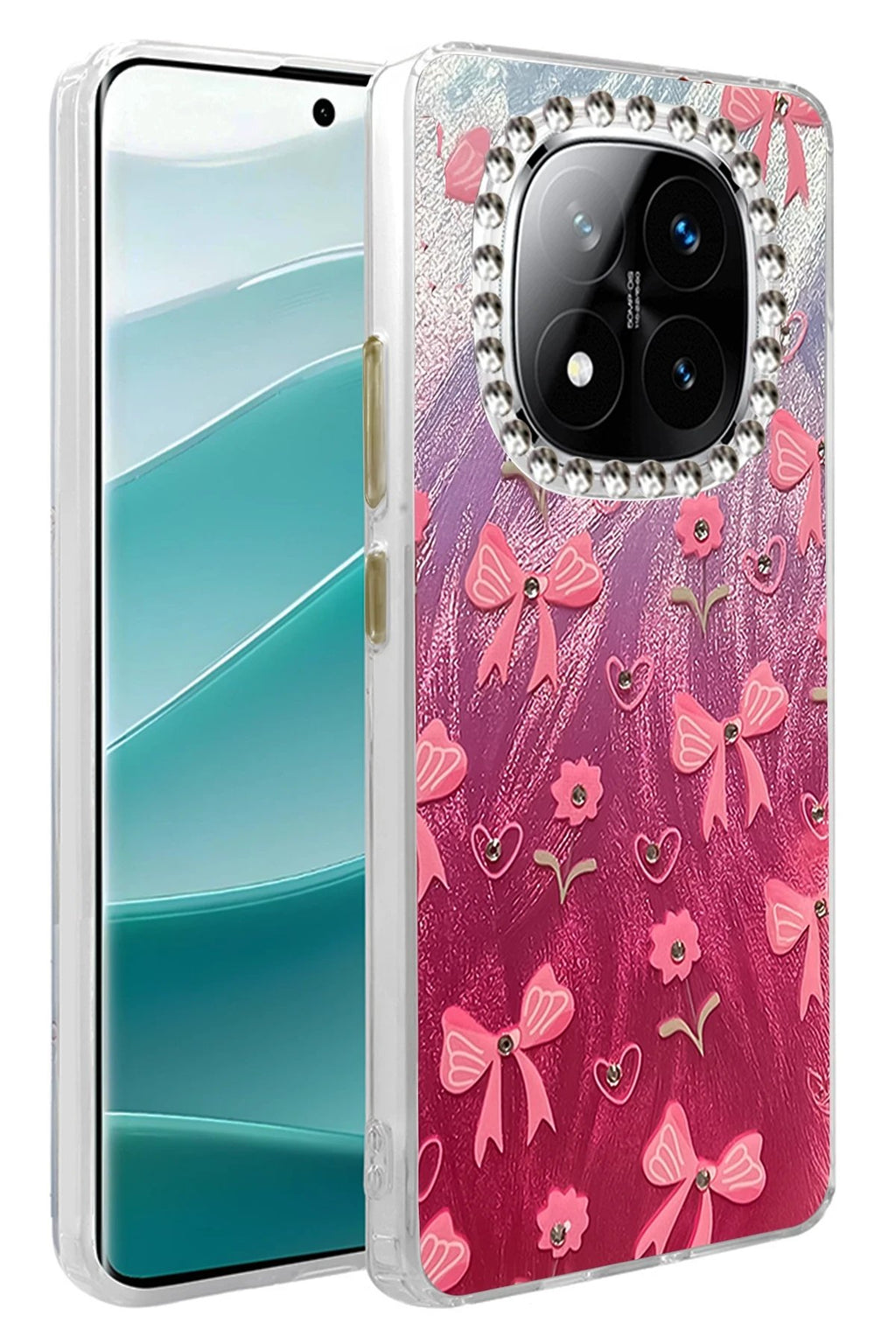 Xiaomi Redmi Note 14 Pro 4G Kılıf Blade Aynalı Desenli Kapak - Desen 3-(5796)