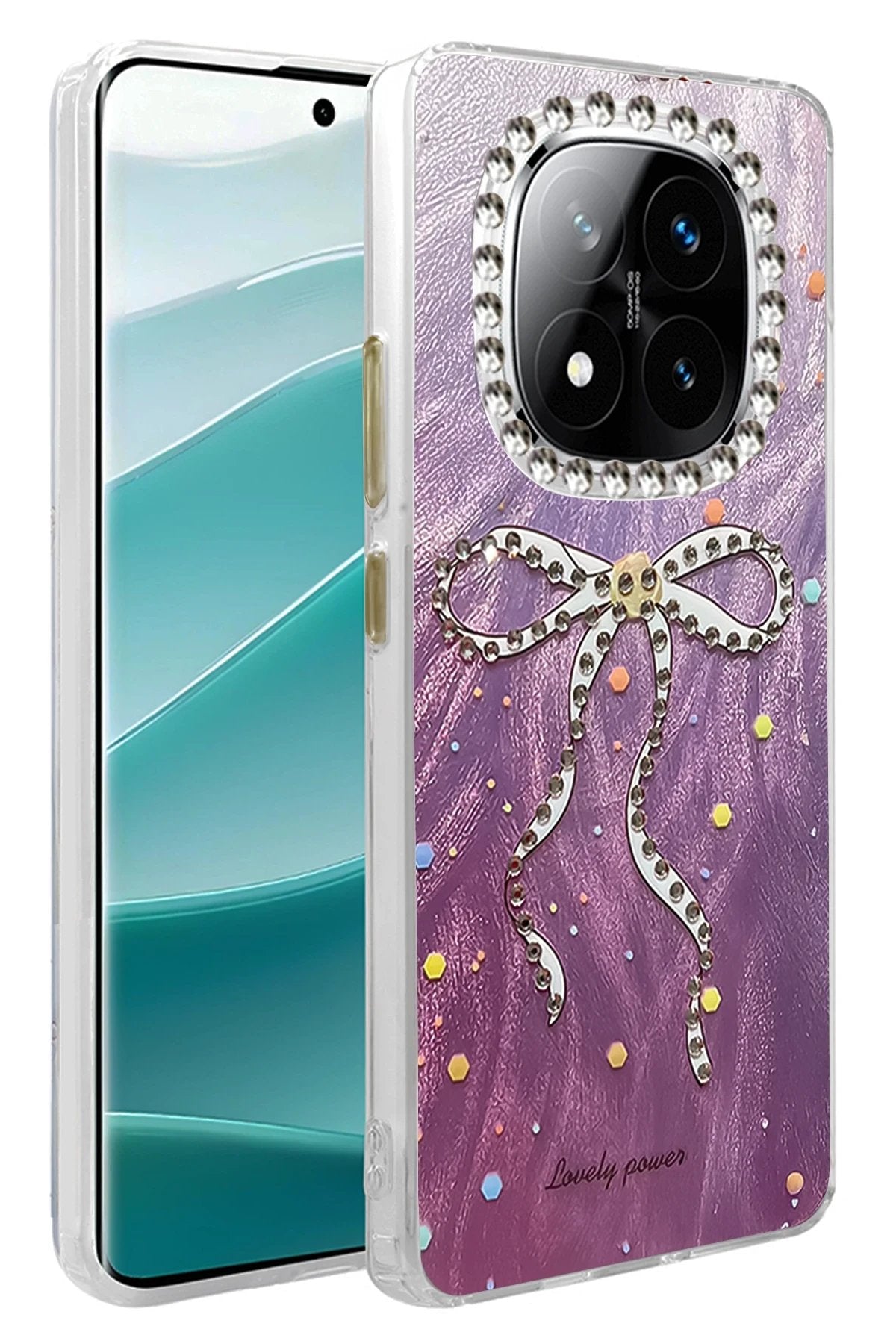 Xiaomi Redmi Note 14 Pro 5G Kılıf Blade Aynalı Desenli Kapak - Desen 1-(5796)