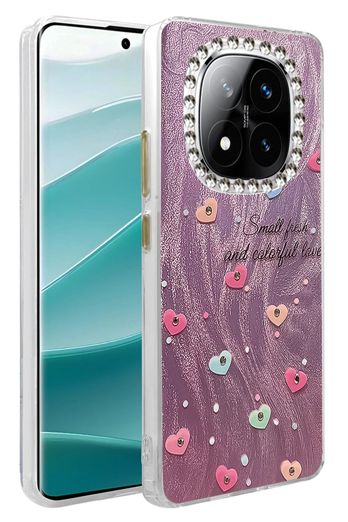 Xiaomi Redmi Note 14 Pro 5G Kılıf Blade Aynalı Desenli Kapak - Desen 8-(5796)