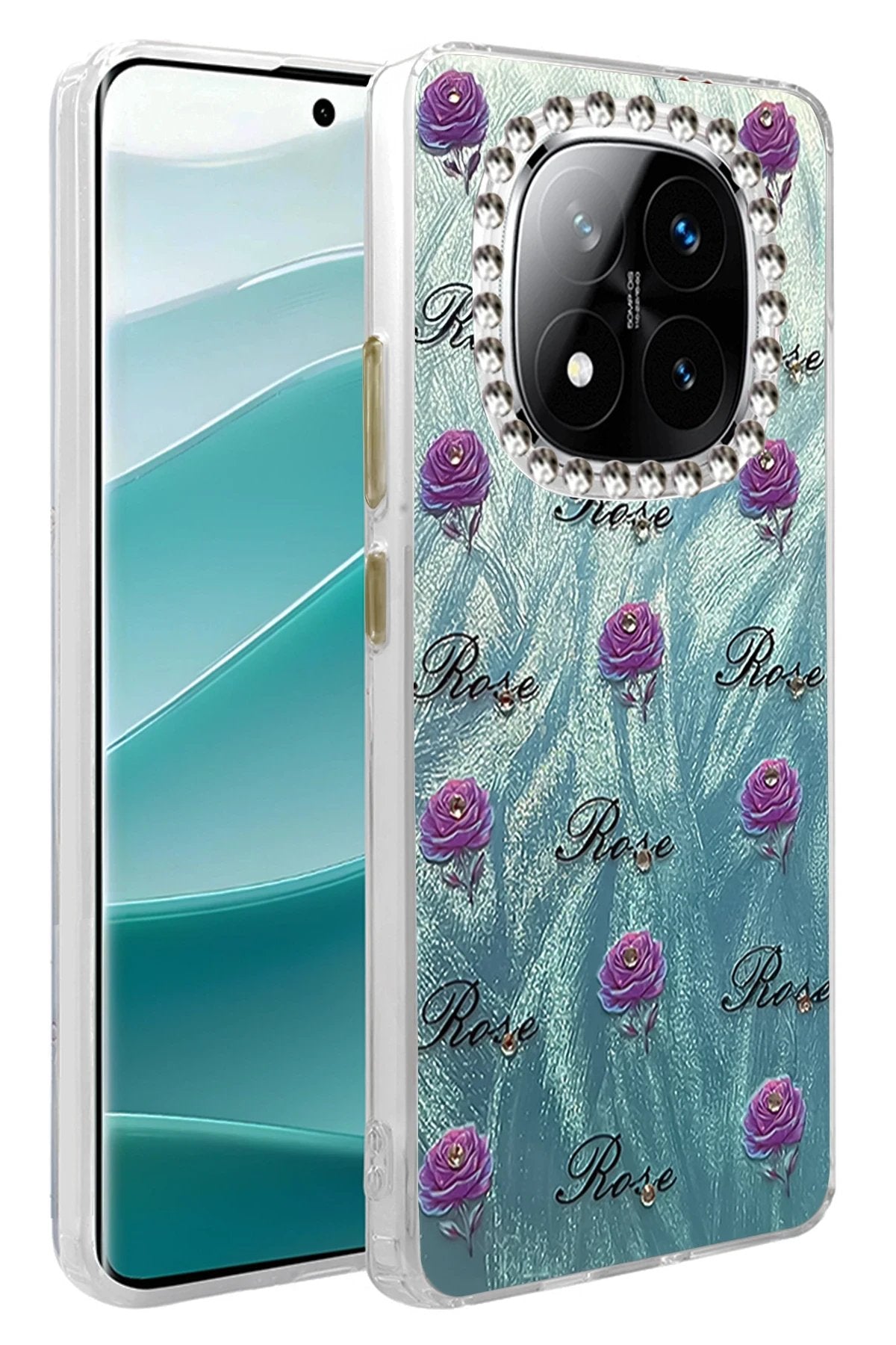 Xiaomi Redmi Note 14 Pro 5G Kılıf Blade Aynalı Desenli Kapak - Desen 9-(5796)