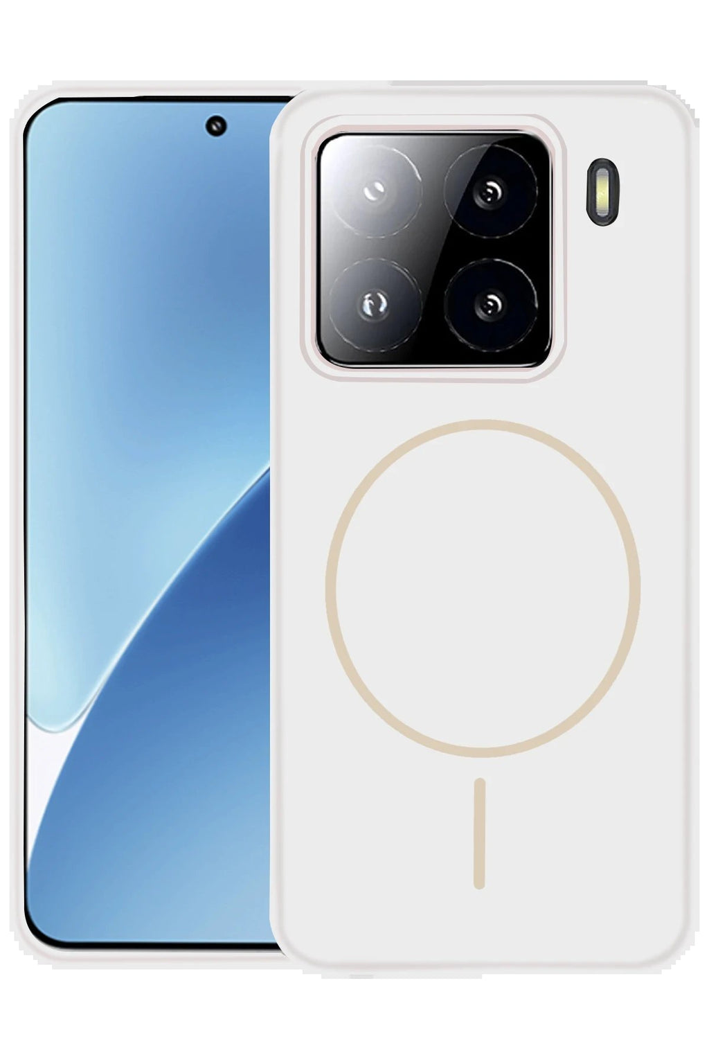 Xiaomi Mi 15 Kılıf Jully Magsafe Kapak - Beyaz-(5796)