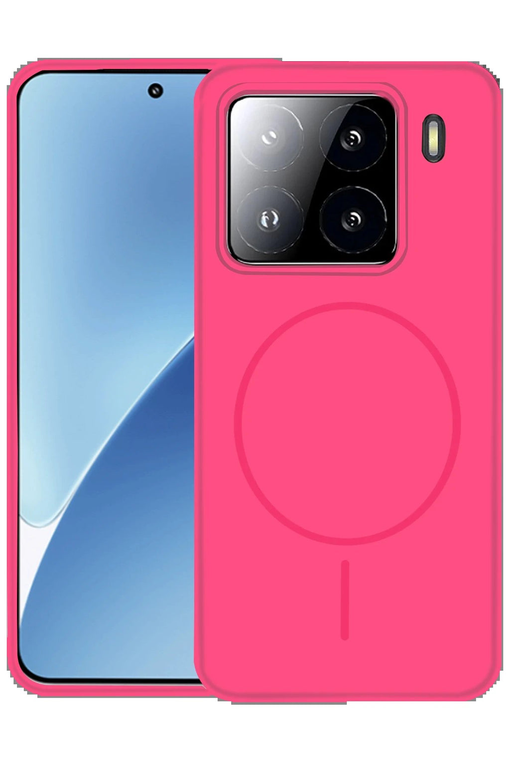 Xiaomi Mi 15 Pro Kılıf Jully Magsafe Kapak - Fuşya-(5796)