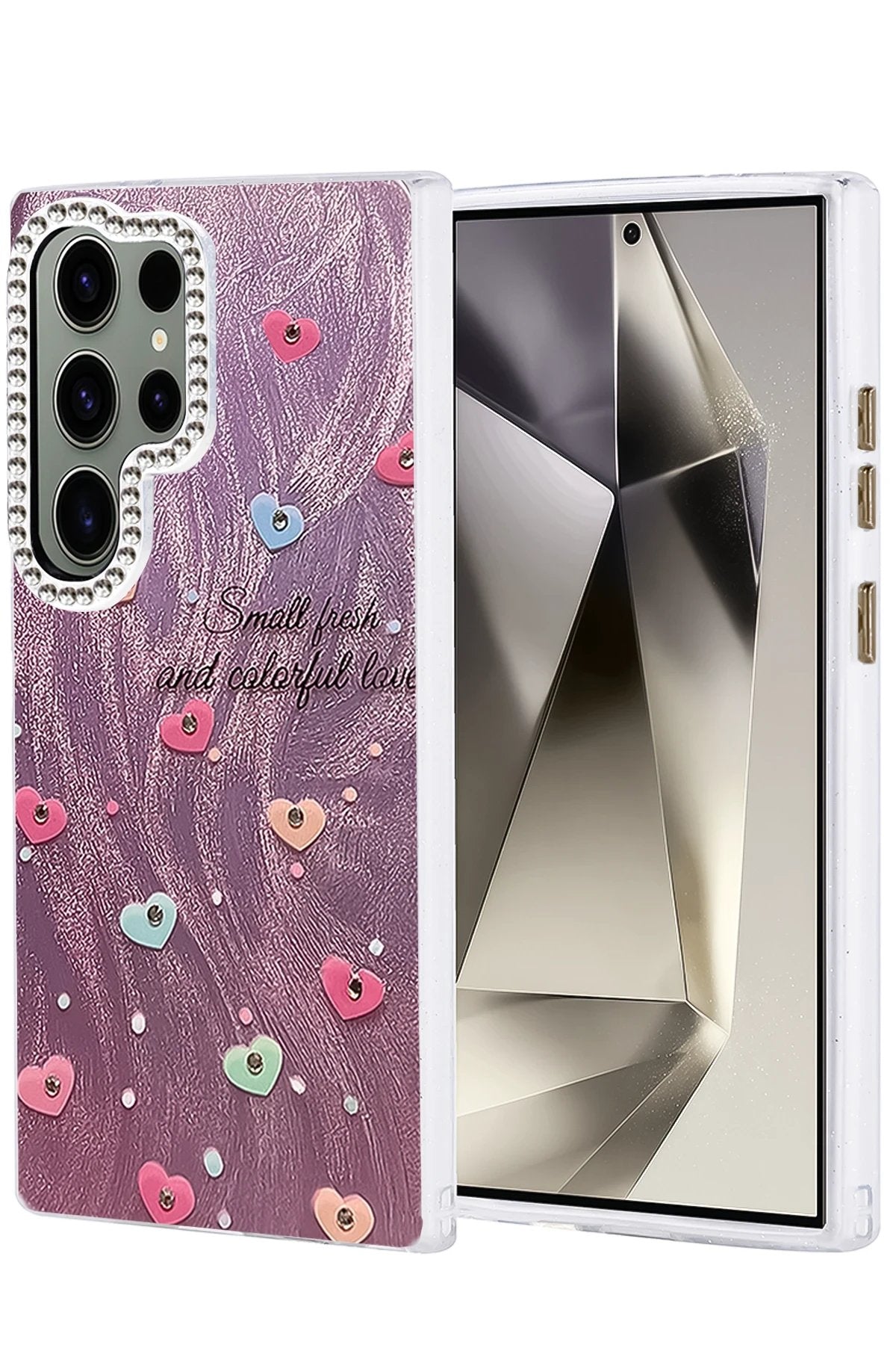 Samsung Galaxy S23 Ultra Kılıf Blade Aynalı Desenli Kapak - Desen 8-(5796)