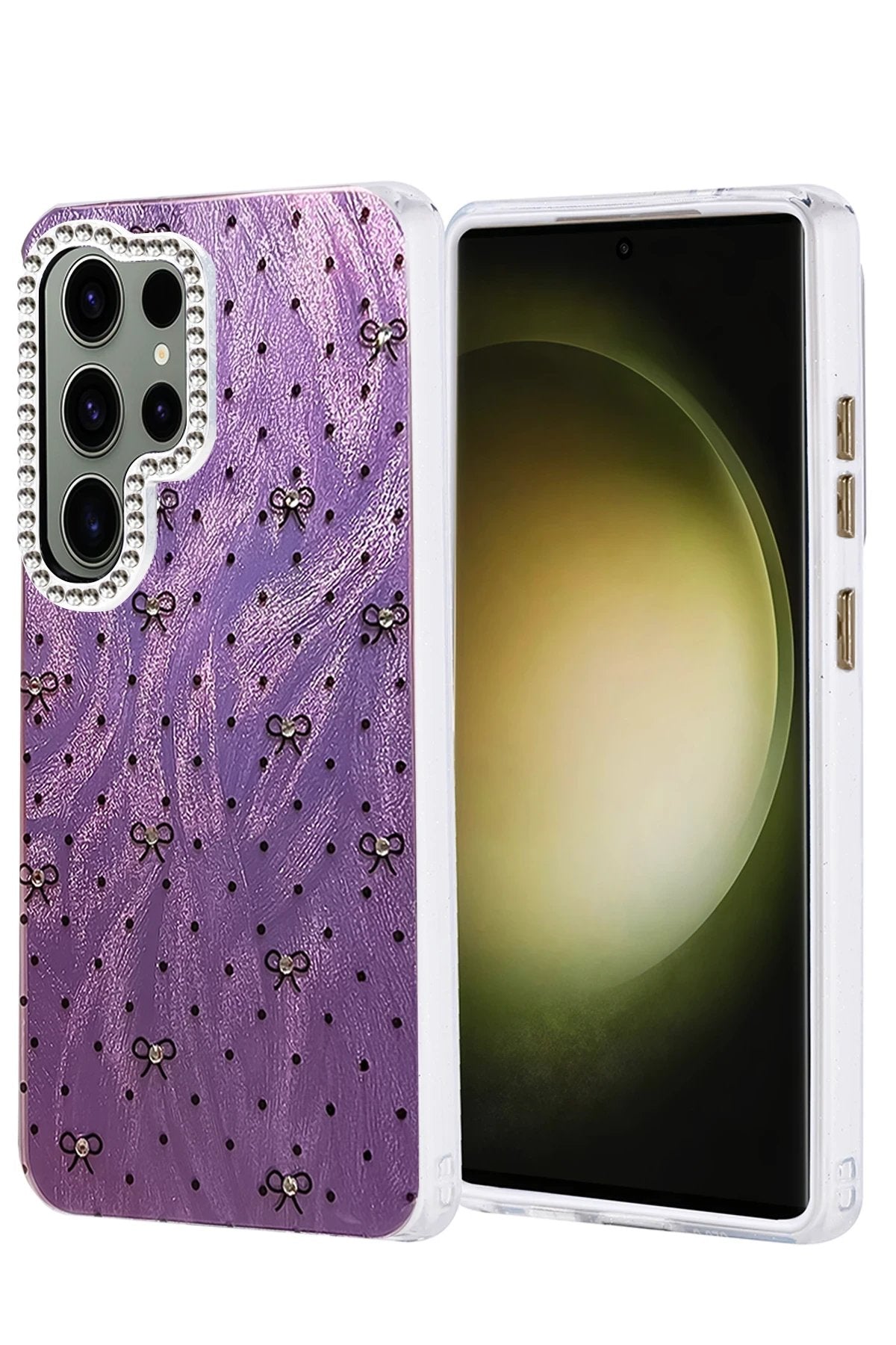 Samsung Galaxy S25 Ultra Kılıf Blade Aynalı Desenli Kapak - Desen 2-(5796)