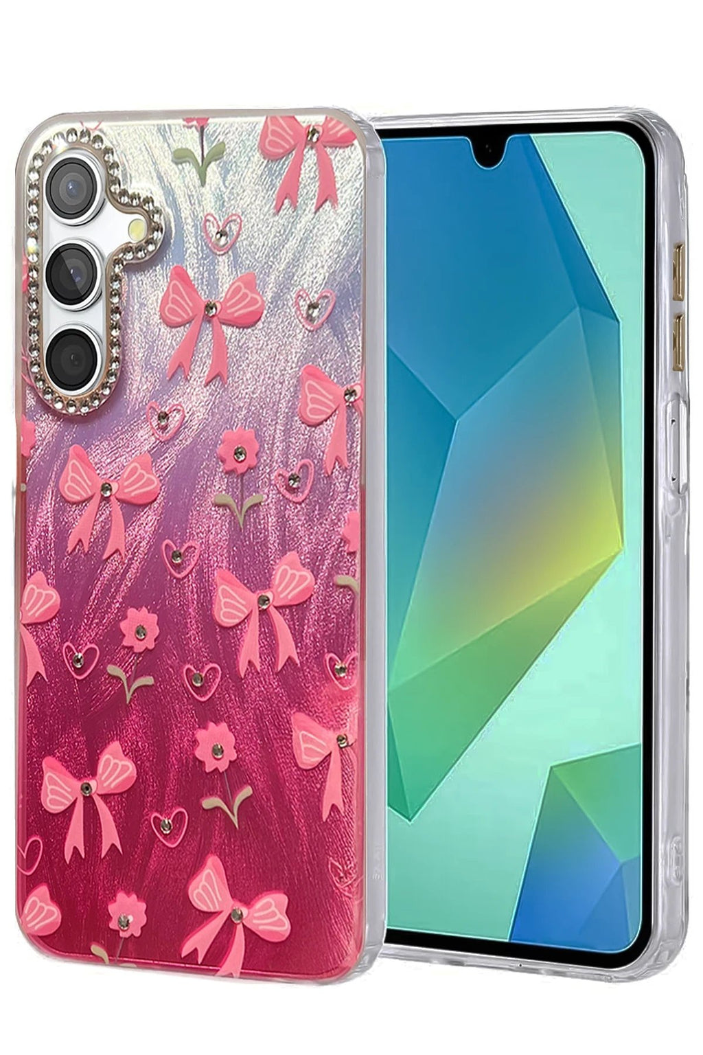 Samsung Galaxy A14 4G Kılıf Blade Aynalı Desenli Kapak - Desen 3-(5796)