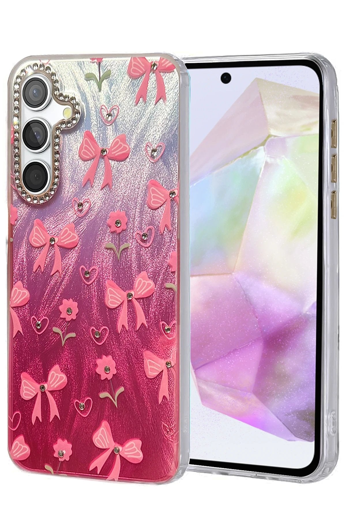 Samsung Galaxy A35 5G Kılıf Blade Aynalı Desenli Kapak - Desen 3-(5796)