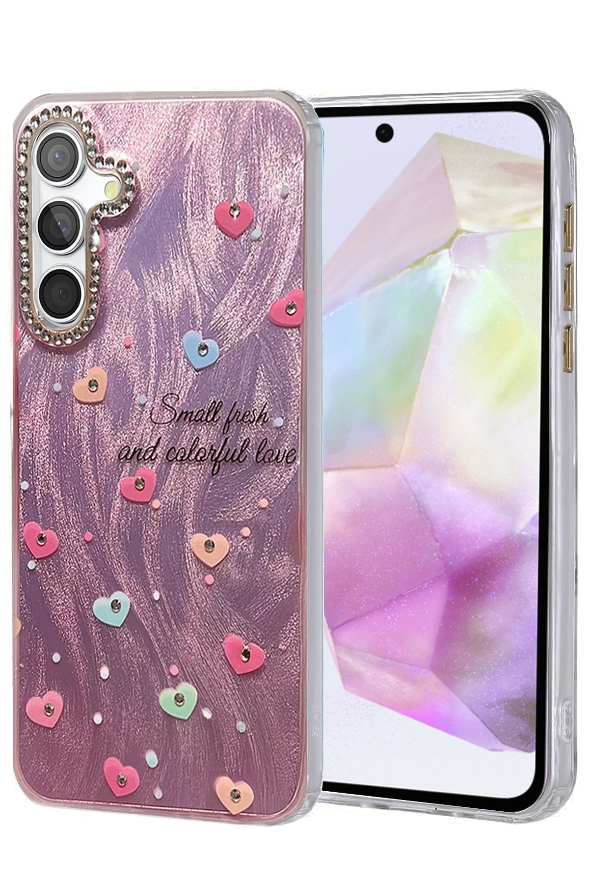 Samsung Galaxy A35 5G Kılıf Blade Aynalı Desenli Kapak - Desen 8-(5796)