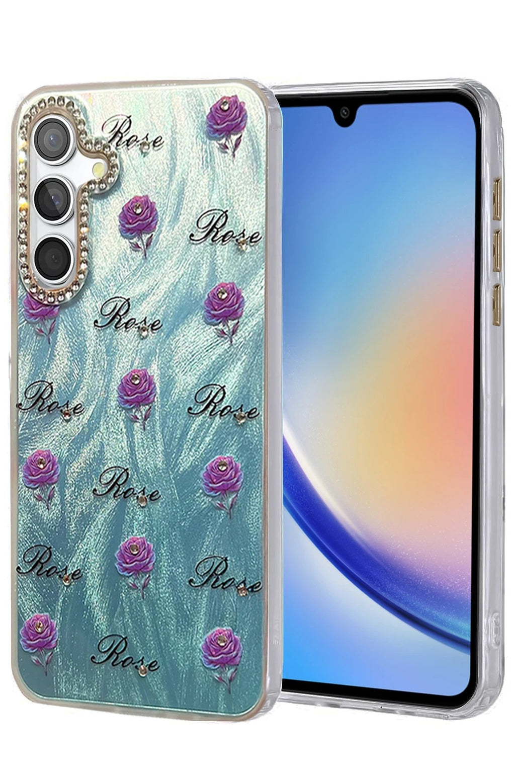 Samsung Galaxy A34 5G Kılıf Blade Aynalı Desenli Kapak - Desen 9-(5796)