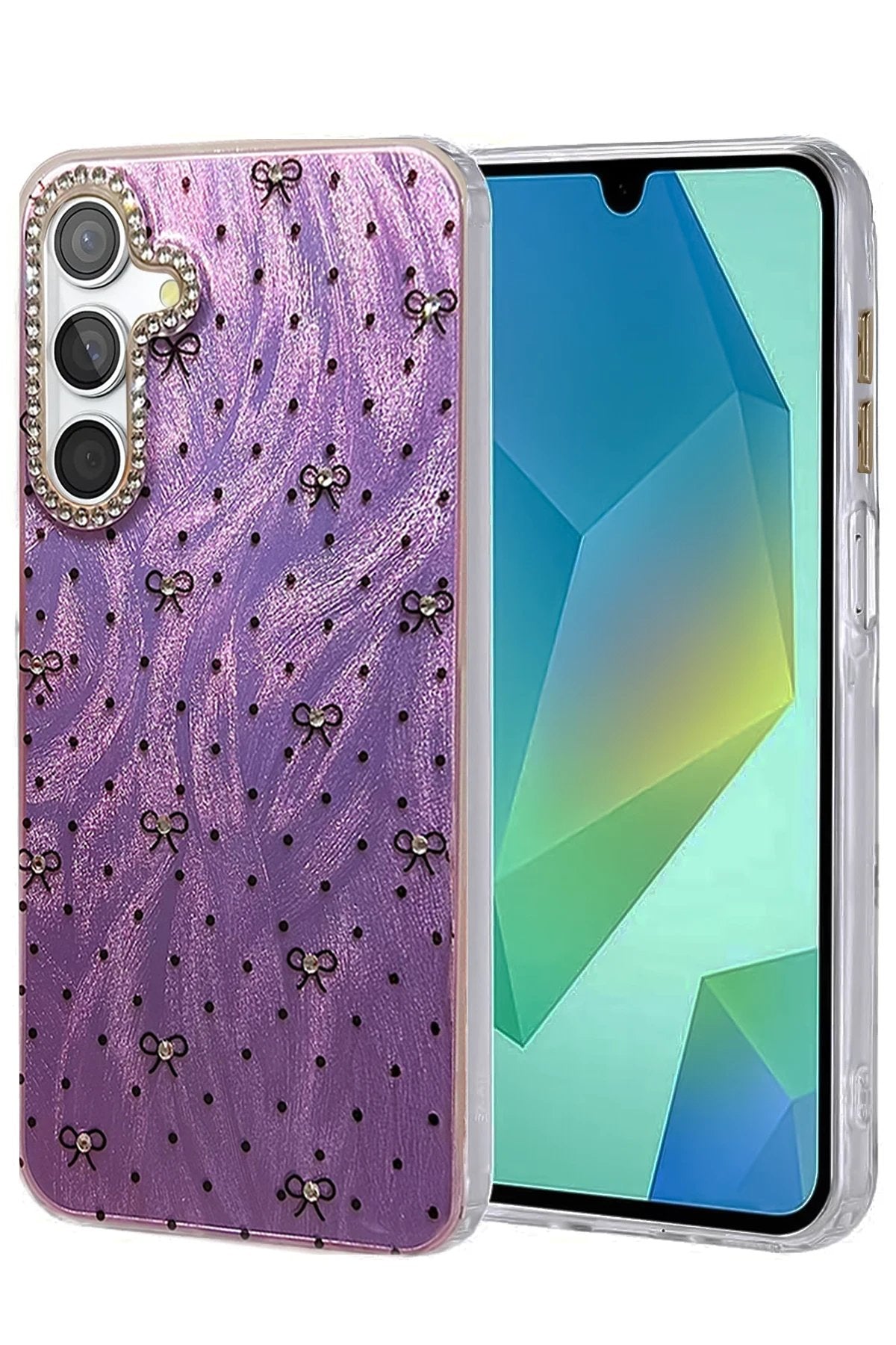 Samsung Galaxy A55 5G Kılıf Blade Aynalı Desenli Kapak - Desen 2-(5796)