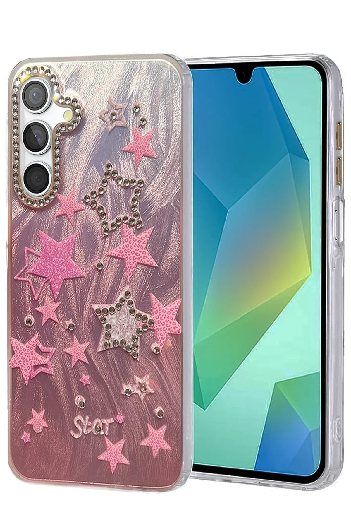 Samsung Galaxy A55 5G Kılıf Blade Aynalı Desenli Kapak - Desen 7-(5796)