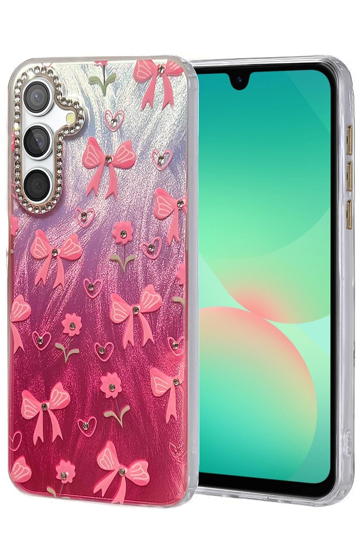 Samsung Galaxy A26 Kılıf Blade Aynalı Desenli Kapak - Desen 3-(5796)