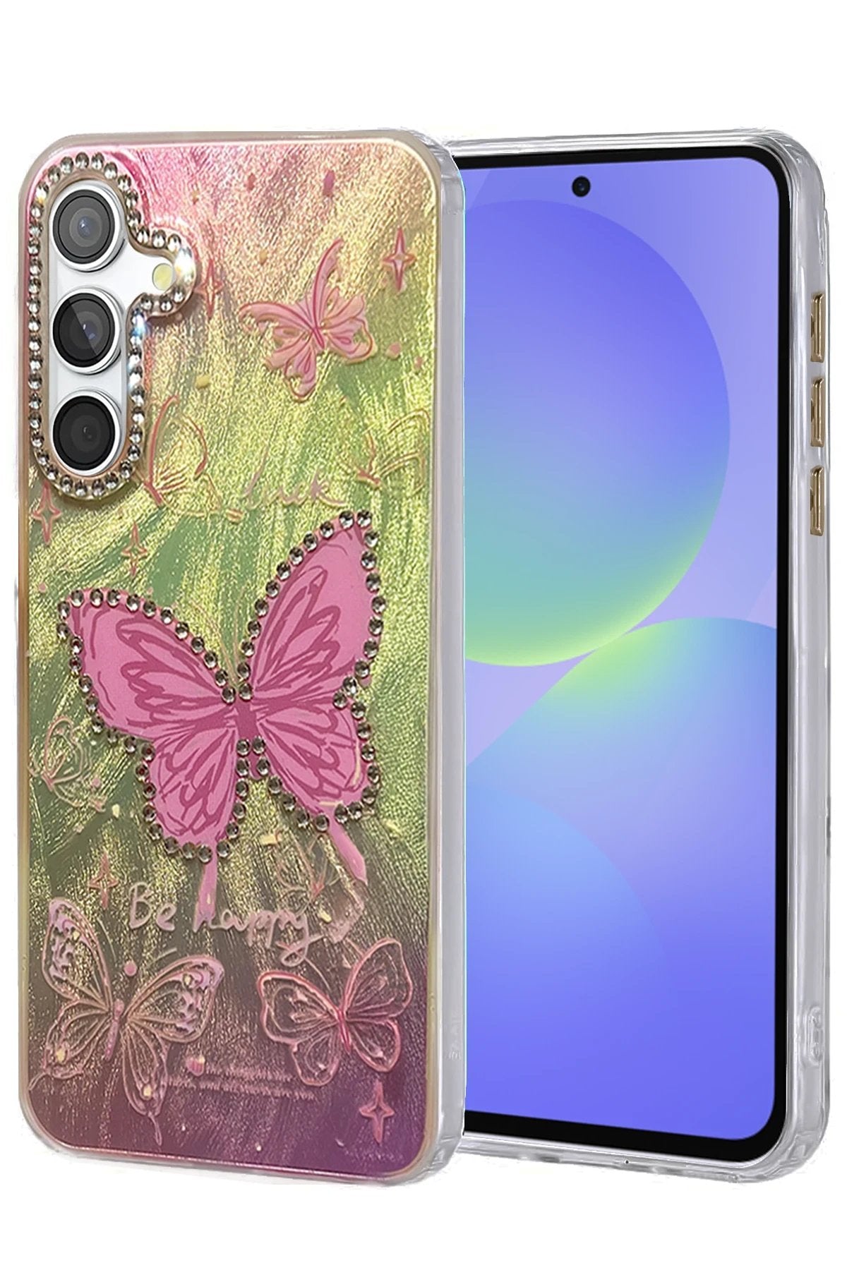 Samsung Galaxy A36 Kılıf Blade Aynalı Desenli Kapak - Desen 5-(5796)