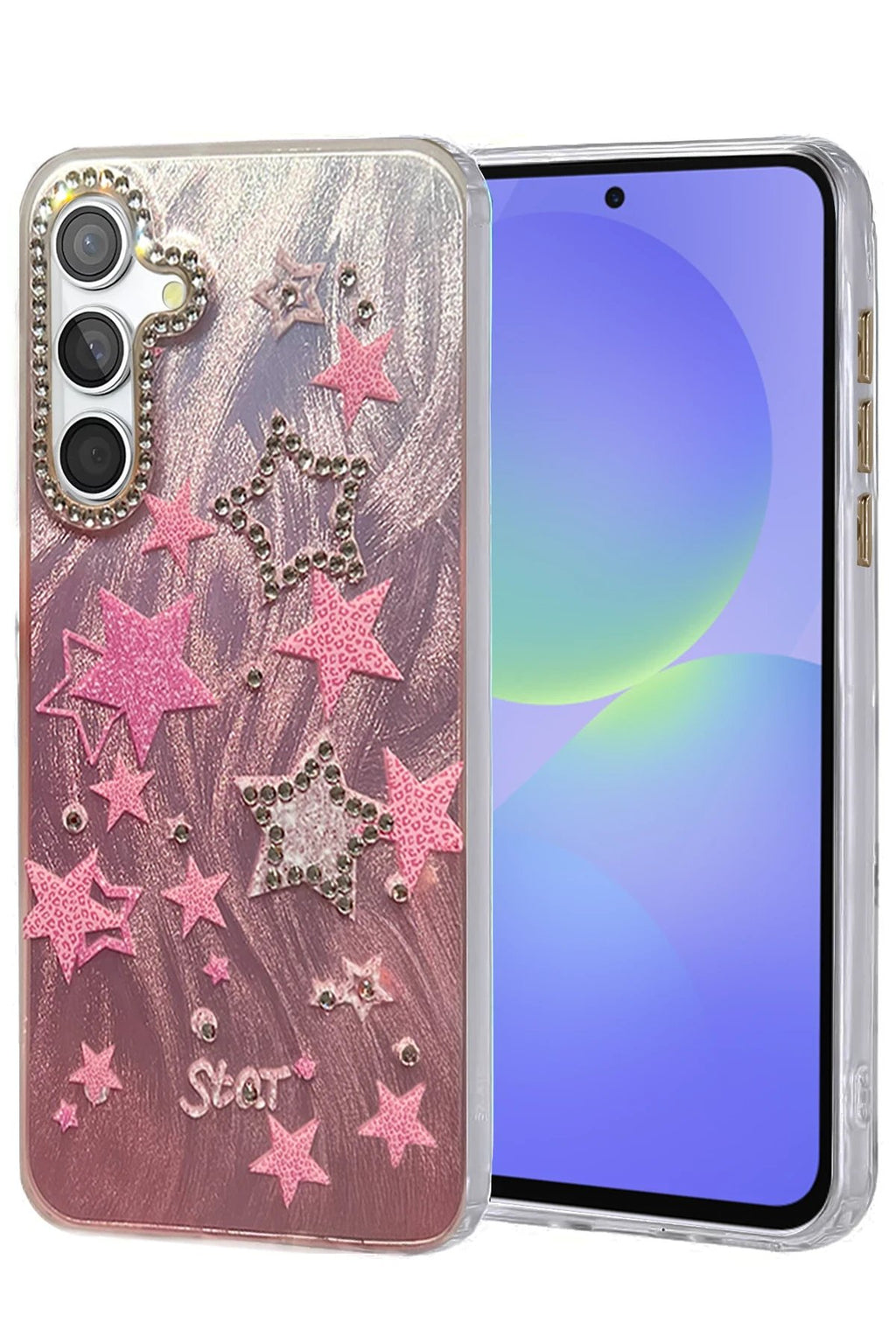 Samsung Galaxy A36 Kılıf Blade Aynalı Desenli Kapak - Desen 7-(5796)