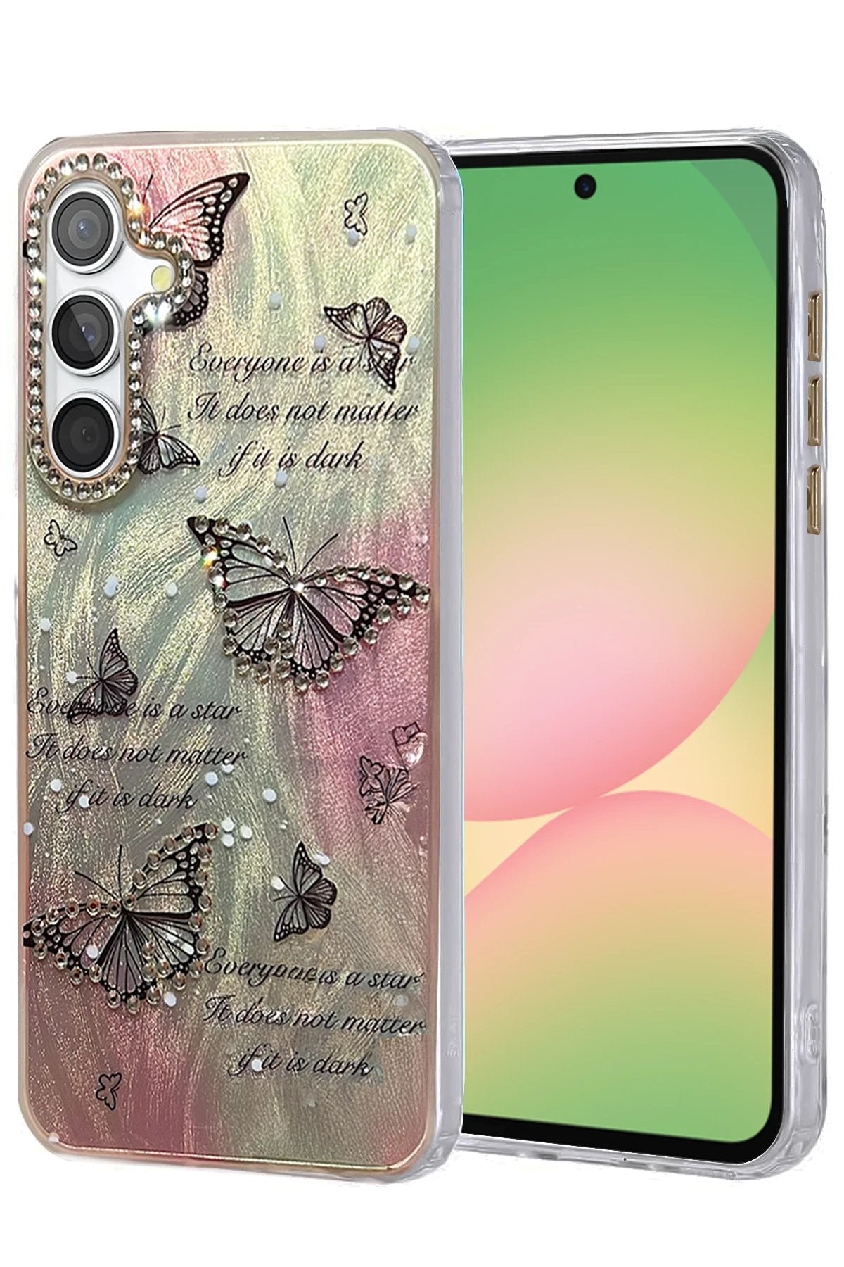 Samsung Galaxy A56 Kılıf Blade Aynalı Desenli Kapak - Desen 6-(5796)