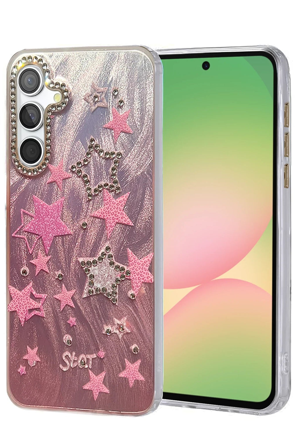 Samsung Galaxy A56 Kılıf Blade Aynalı Desenli Kapak - Desen 7-(5796)