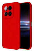 Xiaomi Mi 14T Pro Kılıf Nano içi Kadife Silikon - Kırmızı-(5796)
