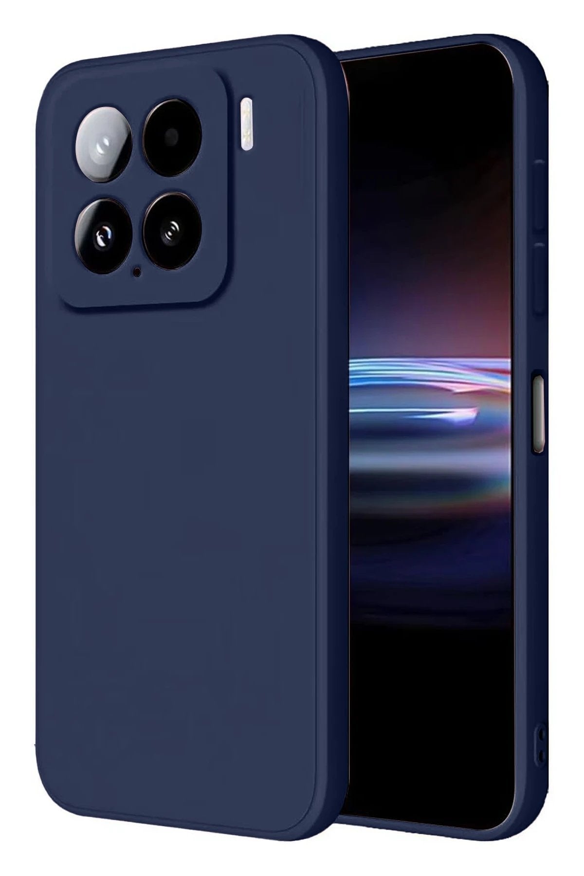 Xiaomi Mi 15 Kılıf Nano içi Kadife Silikon - Lacivert-(5796)