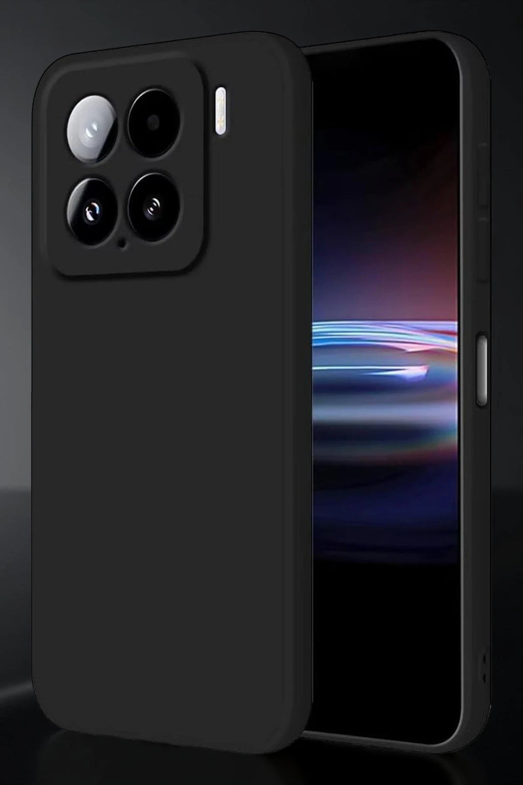 Xiaomi Mi 15 Pro Kılıf Nano içi Kadife Silikon - Siyah-(5796)