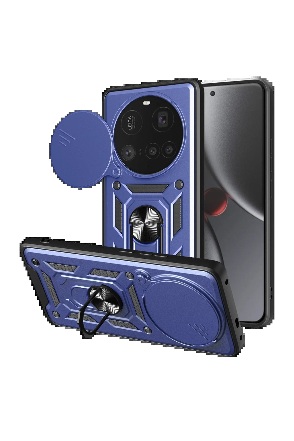 Xiaomi Mi 15 Ultra Kılıf Pars Lens Yüzüklü Silikon - Lacivert-(5796)