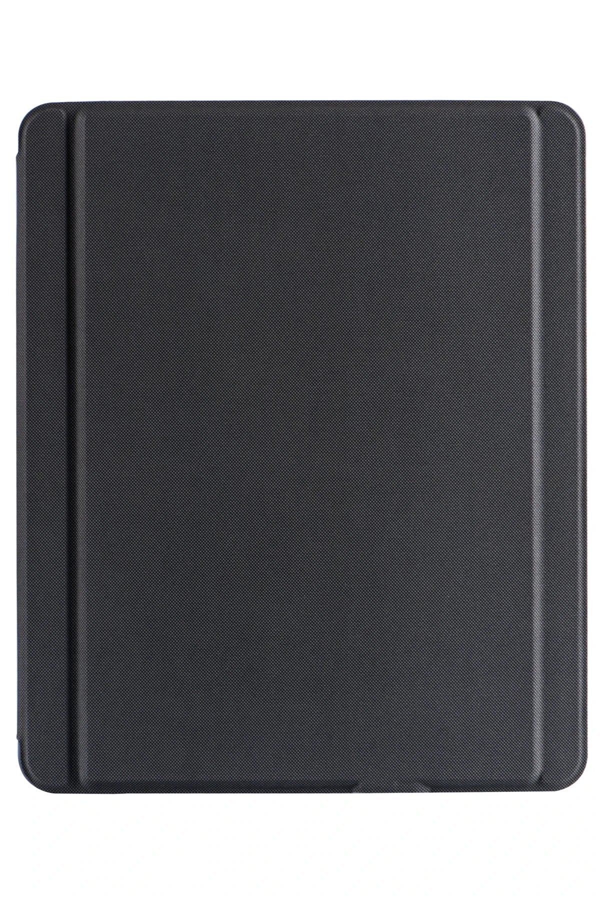 T5509D iPad Pro 12.9 (2022) Kılıf Palermo Ledli Klavyeli Standlı Tablet Kılıfı - Siyah-(5796)