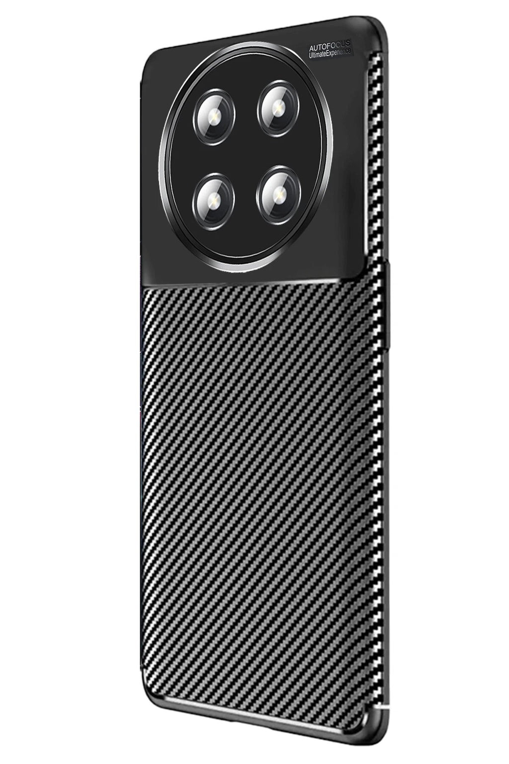 Honor Magic 7 Lite Kılıf Auto Focus Karbon Kapak - Siyah-(5796)