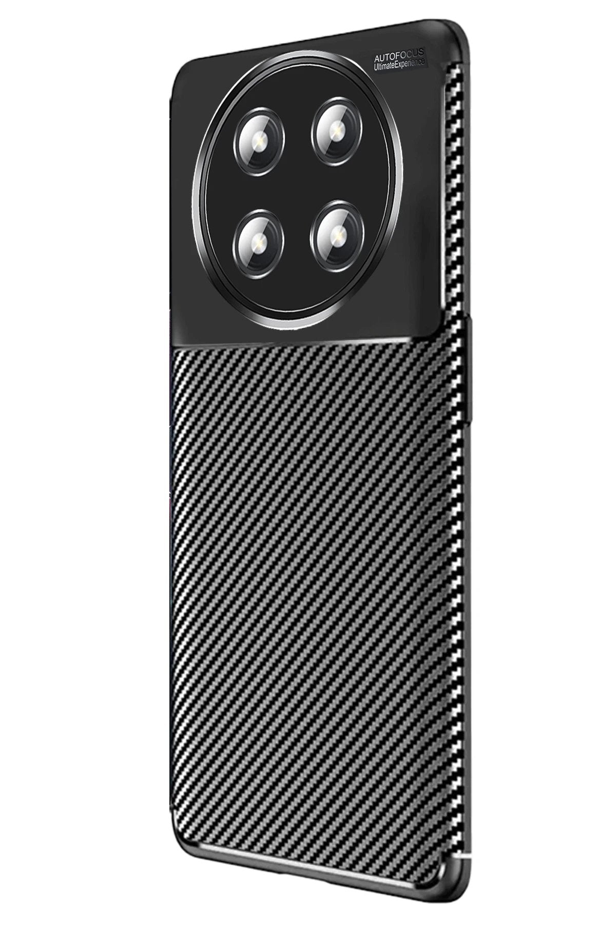 Honor Magic 7 Lite Kılıf Auto Focus Karbon Kapak - Siyah-(5796)