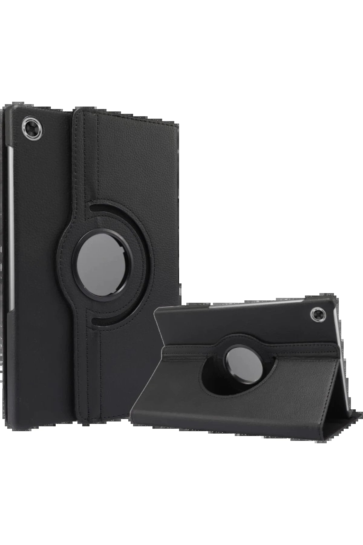 Lenovo Tab M10 TB311FU Kılıf 360 Tablet Deri Kılıf - Siyah-(5796)