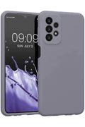 Samsung Galaxy A23 4G Kılıf First Silikon - Gri-(5796)
