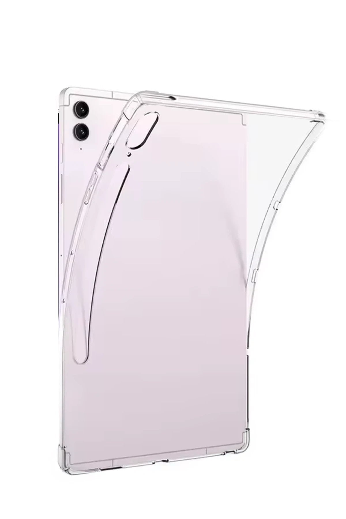 Samsung Galaxy Tab S10 FE Plus 13.1 Kılıf Anti Şeffaf Tablet Silikon - Şeffaf-(5796)