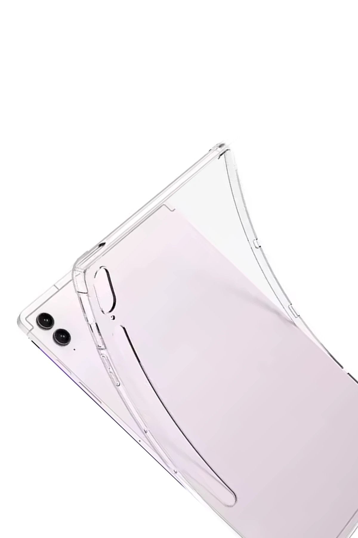 Samsung Galaxy Tab S10 FE Plus 13.1 Kılıf Anti Şeffaf Tablet Silikon - Şeffaf-(5796)
